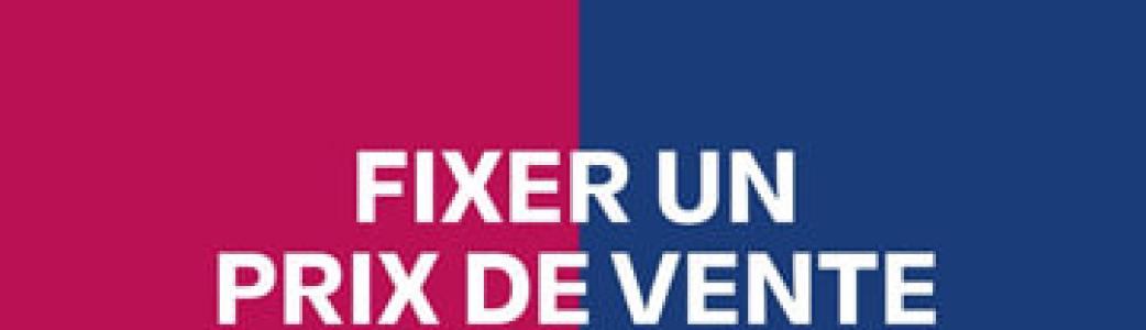 Fixer un prix de vente