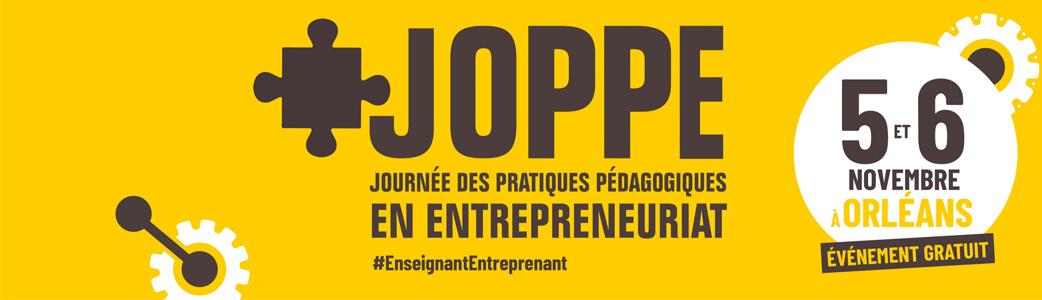Joppe Journées des pratiques pédagogiques en entrepreneuriat #EnseignantEntreprenant 5 et 6 novembre à Orléans, événement gratuit