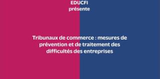 Tribunaux de commerce : mesures de prévention et de traitement des difficultés des entreprises